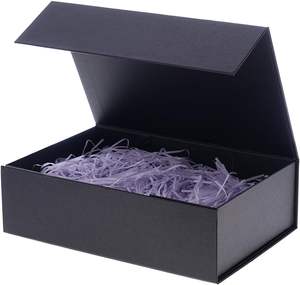 Boîte cadeau magnétique rigide avec logo personnalisé élégant, emballage recyclable en papier, idéal pour les vêtements et les cosmétiques - Product Image 1