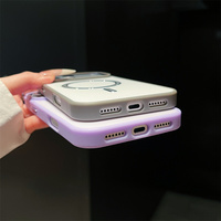 Fundas Magnéticas de Lujo con Carga Inalámbrica para iPhone 18 Pro Max 17 16 15 14 13 12 11, Carcasa Trasera Mate Antigolpes