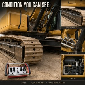Excavadora Usada de 50 Toneladas, Disponible en Stock, Control Remoto Hidráulico Proporcional Inalámbrico Industrial - Product Image 4