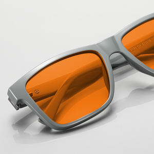 Lunettes anti-lumière bleue pour hommes, monture TR90 noire 100%, logo personnalisé, haute qualité, dernières tendances, vente en gros OEM - Product Image 2