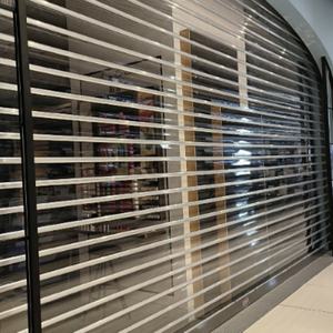 Volet de sécurité panoramique en PVC |   Design moderne |   Fonctionnement électrique |   Anti-vol |   Utilisation commerciale et de stationnement - Product Image 3