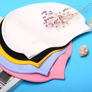 <span class=keywords><strong>Gorro</strong></span> de baño para adultos de un solo color resistente al agua de silicona 100% con logotipo personalizado para deportes de natación <span class=keywords><strong>gorro</strong></span> de natación de Color puro de alta elasticidad - Product Image 5