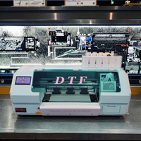 Printer DTF Format Besar ZYJJ Pink XP600 30cm Mesin Cetak Kaos untuk Usaha Kecil Transfer Panas Tekstil Otomatis