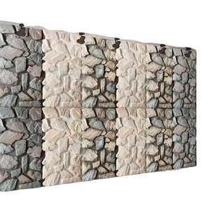 Revêtement mural extérieur en pierre PU, carreaux découpés sur mesure avec design 3D, écologique, imperméable - Product Image 1