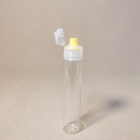 Tubes vides de sous-emballage de miel 100ml 130g bouteille de pressage de miel de sirop en plastique PET transparent avec bouchon supérieur rabattable en silicone