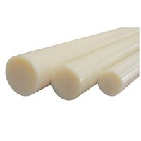 Barre ronde de haute précision en polyamide personnalisée, diamètre de 15 mm à 200 mm, tige en nylon PA6 Mc