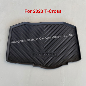 Tapis de coffre de voiture en TPE imperméable de haute qualité, tapis de protection de coffre toutes saisons pour <span class=keywords><strong>Volkswagen</strong></span> VW T-Cross <span class=keywords><strong>2023</strong></span> - Product Image 2