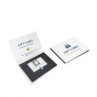Boîte d'emballage rigide en carton imperméable en forme de livre pour cartes de crédit, avec aimant et doublure en éponge, design couleur intégrale, vente en gros directe usine