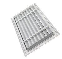 Grille d'aération de retour réglable en aluminium à lame carrée, de haute qualité, industrielle, moderne et décorative, pour entrepôt et sous-sol