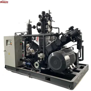 NUZHUO 300nm3/h N2 Oxygen Filling Compressor Atmospheric Pressure To 200bar Water Cooling Nitrogen O2 Booster