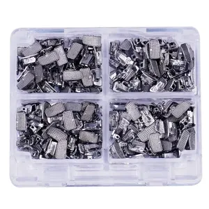 Kit de tubes buccaux <span class=keywords><strong>pour</strong></span> orthodontie, premiers tubes molaires, 4 pièces, <span class=keywords><strong>appareil</strong></span> orthodontique collable <span class=keywords><strong>pour</strong></span> molaires Roth/MBT 022 - Product Image 2