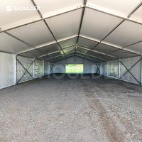 Carpa de Aluminio Resistente para Almacenamiento en Almacenes, Carpa Industrial Semipermanente y Duradera