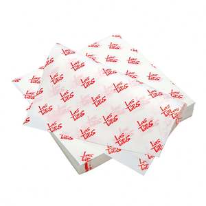 Papier d'aluminium personnalisé pour tacos/burritos, papier ciré pour hamburgers, emballage alimentaire pour boulangerie - Product Image 2