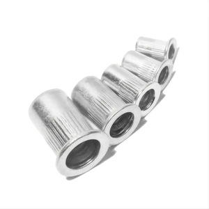 Baiguluo Rivet Nut Set M3 M4 M5 M6 M8 Aluminum Alloy Flat Head Flanged 100Pcs Set - Product Image 3