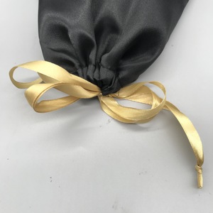 <strong>Satin</strong> Drawstring Bag Large Storage <strong>Pouch</strong> Wedding Candy Organizer Personalized Silk <strong>Satin</strong> Drawstring Dust Bag - Product Image 3