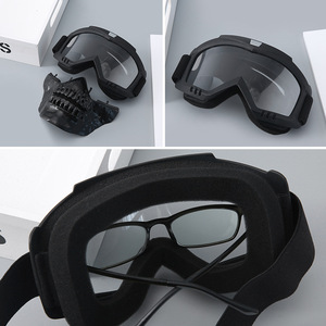Masque de sport coupe-vent pour moto, protection faciale pour cyclisme en extérieur, en PP, design uni pour homme - Product Image 3