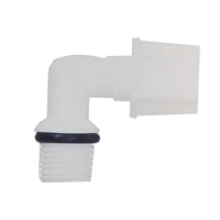 Conectores de Plástico para Tubo Jaco de 1/4, Conector de Compresión de Plástico para Tubo RO, Sistemas de Ósmosis Inversa de Agua