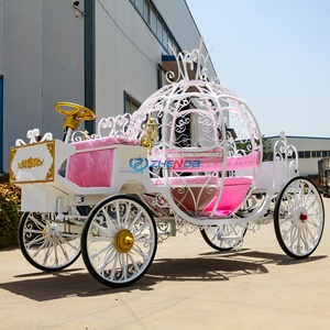 Carruaje de Caballos Eléctrico para Bodas, Carroza de Calabaza Clásica de Lujo, Económica - Product Image 2