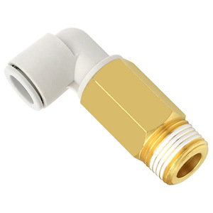 ข้อต่อลมแบบเร็ว Dde Dade Pneumatics ทำจากทองเหลืองและพลาสติก เกลียวนอก อะไหล่ระบบนิวเมติก - Product Image 3