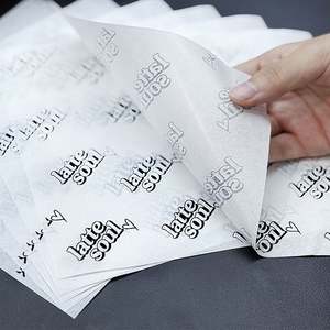 Papier kraft écologique jetable personnalisé, enduit de PE, résistant à la graisse, 18*18, pour sandwichs, produits de boulangerie, collations, gâteaux, emballages alimentaires personnalisés - Product Image 5