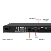 Limiteur de compresseur professionnel 266XL, processeur audio numérique double canal haute précision, utilisé pour les systèmes de sonorisation de scène