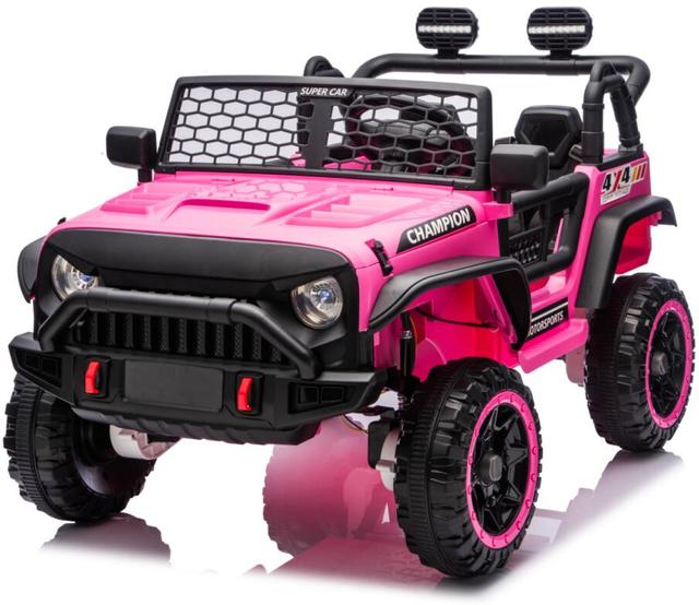 24V Electric Kids Ride on Off Road Car Children 4WD Ride on Toy Car Kids Rechargeable Off Road Ride on Vehicle for 3-8 Years Old