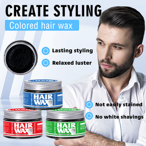 <span class=keywords><strong>Cire</strong></span> coiffante 120g pour coiffures tendance, tenue longue durée 24h, soin capillaire hydratant et brillant - Product Image 1