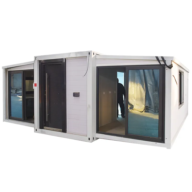 20ft 40ft thermal insulation and rainproof foldable expandable prefabricated modular folding portable container house