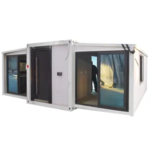 20ft 40ft Thermal Insulation And Rainproof Foldable Expandable Prefabricated Modular Folding Portable Container House