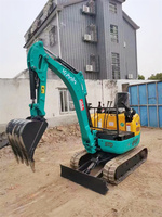 Oruga de Goma Original Japonesa a Precio Económico para Miniexcavadora U17 Usada con Motor, Bomba, Caja de Cambios y PLC