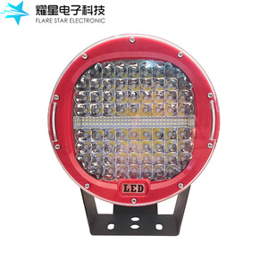 384W Circular <b>Work</b> <b>Light</b> <b>Led</b> Yellow White Dual Color Spot <b>Light</b> Off Road Vehicle Roof Lamp Aluminum Body 120Lm/W DC Power - Product Image 2