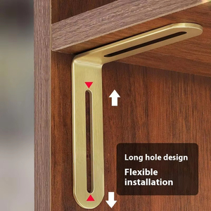 Connecteur d'angle en métal pour meubles, fixation à 90 degrés, support d'angle en bois - Product Image 2