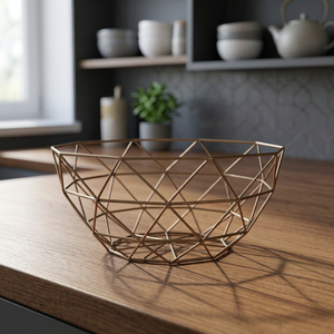 Custom Designed Long Size Iron Wire Fruits Basket Export Quality Black Power Coated <b>Kitchen</b> <b>Vegetable</b> <b>Storage</b> Metal Material - Product Image 4