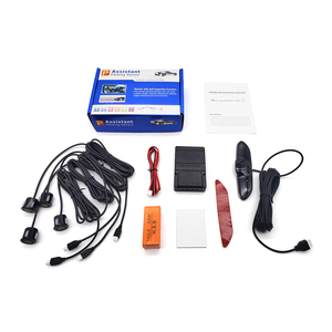 DALOS, superventas, Sensor de aparcamiento Led, <span class=keywords><strong>Detector</strong></span> de coche automático, sistema de Monitor de Radar de respaldo con 4 sensores de aparcamiento - Product Image 2