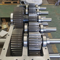 Boîte de vitesses professionnelle en acier Q235A Q345 usinée sur portique CNC et soudée pour machines lourdes