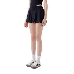 नंगे समझ वाली लड़की की उच्च कमर विरोधी जोखिम वाली विरोधी-जोखिम सांस लेने योग्य टेनिस स्कर्ट के साथ - Product Image 5