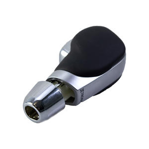 Pommeau de levier de vitesse Renault en cuir argenté ergonomique pour Koleos, accessoire intérieur pour transmission automatique - Product Image 5