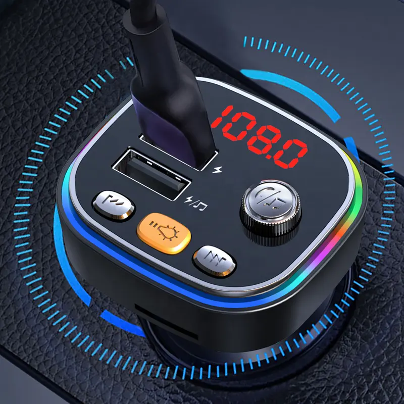 Dual USB Schnell ladegerät Wireless Freis prec heinrich tung Bluetooth Car Kit Modulator FM Sender Auto Mp3 Player