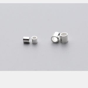 Accesorios <span class=keywords><strong>de</strong></span> joyería <span class=keywords><strong>de</strong></span> plata <span class=keywords><strong>de</strong></span> ley S925, accesorios chapados en oro rosa, Conector <span class=keywords><strong>de</strong></span> cuentas <span class=keywords><strong>de</strong></span> crimpado <span class=keywords><strong>de</strong></span> extremo <span class=keywords><strong>de</strong></span> <span class=keywords><strong>1</strong></span>,5mm y 2mm para fabricación <span class=keywords><strong>de</strong></span> joyas DIY - Product Image 4