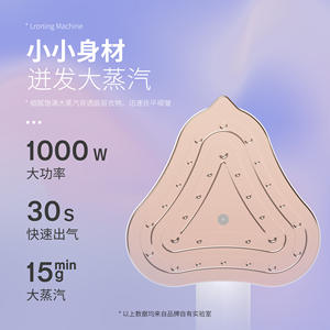 เตารีดไอน้ำพกพา JiR Mini สีส้ม สำหรับรีดผ้าเดินทาง - Product Image 5