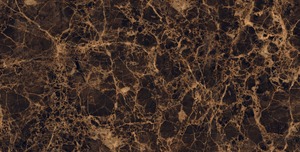 Orientbell Vitrifié GVT 800X1600 Super Brillant Emperador Brun Marbre Finition Brillante Grands Carreaux Dalles Mur Sol Carreaux Porcelaine - Product Image 2