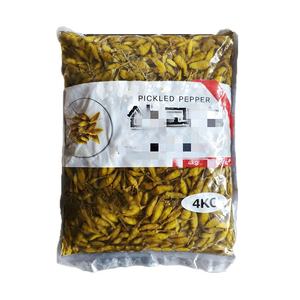 Precio al exportador Encurtidos vegetales orgánicos Crujientes Refrescantes Pimientos frescos amarillos verdes Encurtidos - Product Image 1