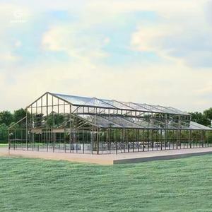 20x20 30x40 ألومنيوم ، 10x x x x 10 أشخاص فاخرة شفافة في الهواء الطلق فاخرة لحفلات الزفاف ، خيام بإطار أسود للمناسبات - Product Image 4