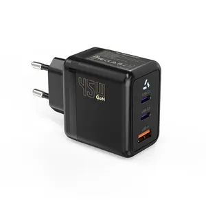 Vente en gros EU US USB 5V 2A adaptateur de chargeur mural rapide adaptateur de chargeur de téléphone USB 45W