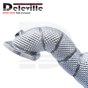 Tuyau d'échappement en acier inoxydable haute Performance pour <span class=keywords><strong>MINI</strong></span> Cooper S R56/<span class=keywords><strong>Cabriolet</strong></span> R57 R60 1.6T tuyau d'échappement à bouclier thermique - Product Image 6