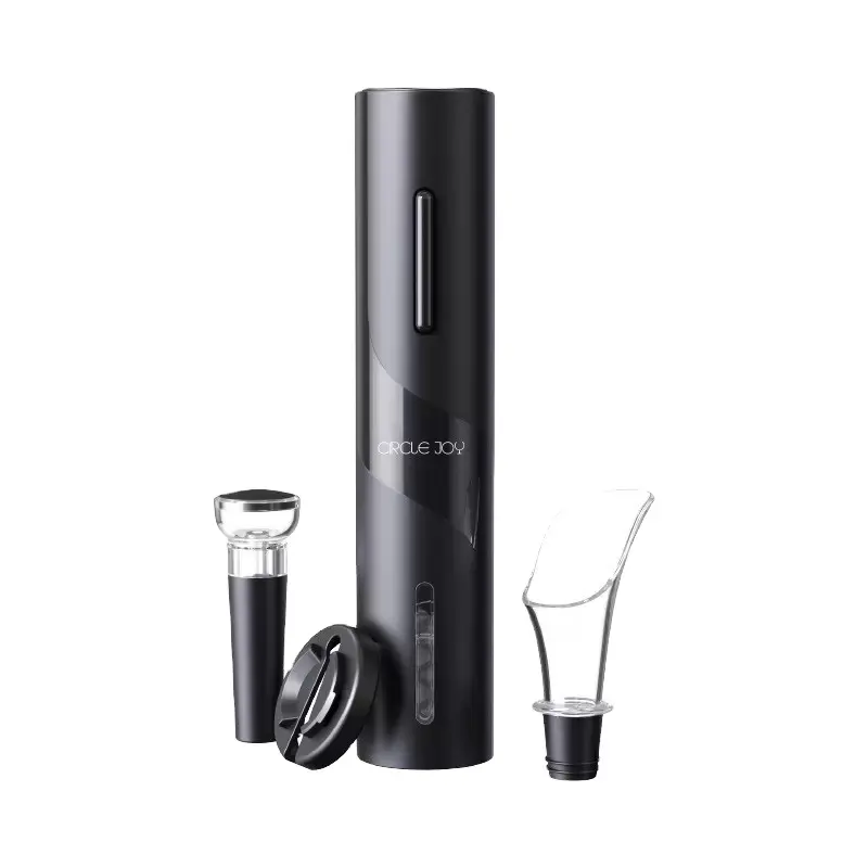 Xiaomi Circle Joy Black Samurai Electric Bottle Wine Opener Set 4 In 1 Ouvre Vin Red Wine Sacacorchos自動コルク栓抜き