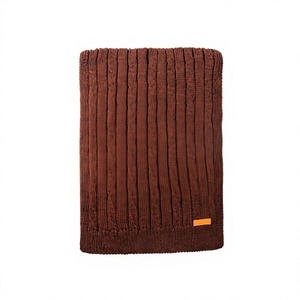 Écharpe longue multifonction en acrylique tricoté jacquard rayé pour homme, légère et respirante, style châle traditionnel pour étudiants - Product Image 1
