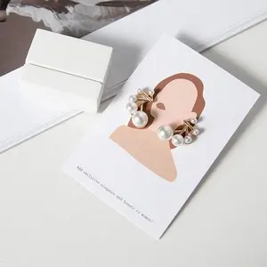 定制珠宝包装卡定制个性化珠宝展示架卡项链，耳环包装卡