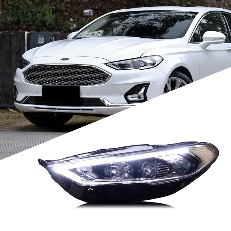 Farol de carro para carros, peças de farol de carro barato e modificado com xenon para ford mondeo fusion 13-16