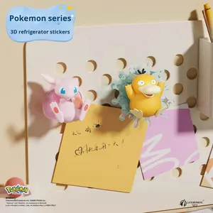 Figurines officielles <span class=keywords><strong>de</strong></span> la série <span class=keywords><strong>Pokémon</strong></span> 3D Gengar Dream Pikachu Aimants magnétiques pour réfrigérateur Décorations en plastique Personnages d'anime Marque WX - Product Image 4